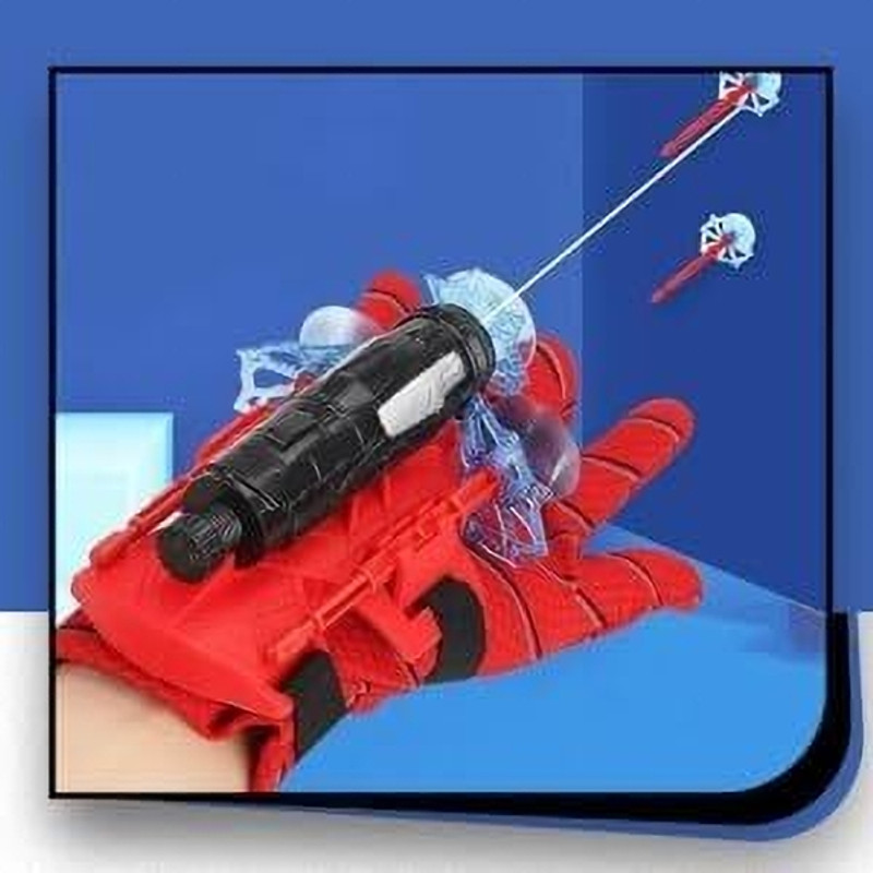 GKzon Kids Spider Web Shooters Toy Hand Gloves Hero Launcher(Multicolor)