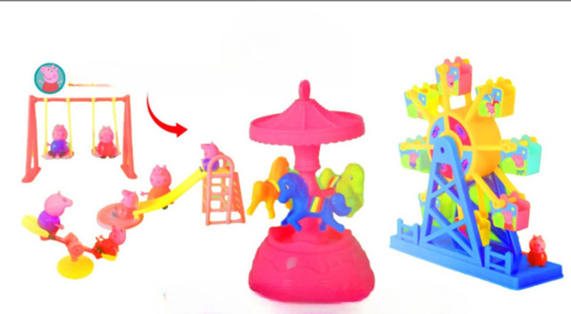 HornFlow Peppa Pig Peppa's Outdoor Fun Playground(IND*8547021) Figure Toy Box