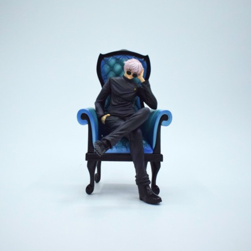 Slick Store Stylish and Modern Sitting Model Action Figure – A Unique Desktop Ornament(Black)