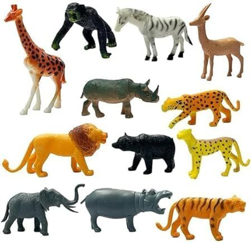 ZIQRA TOYS Dinosaur Toy,Dinosaur Figure Playset, Learning and Educational Toys for Kids(Multicolor)