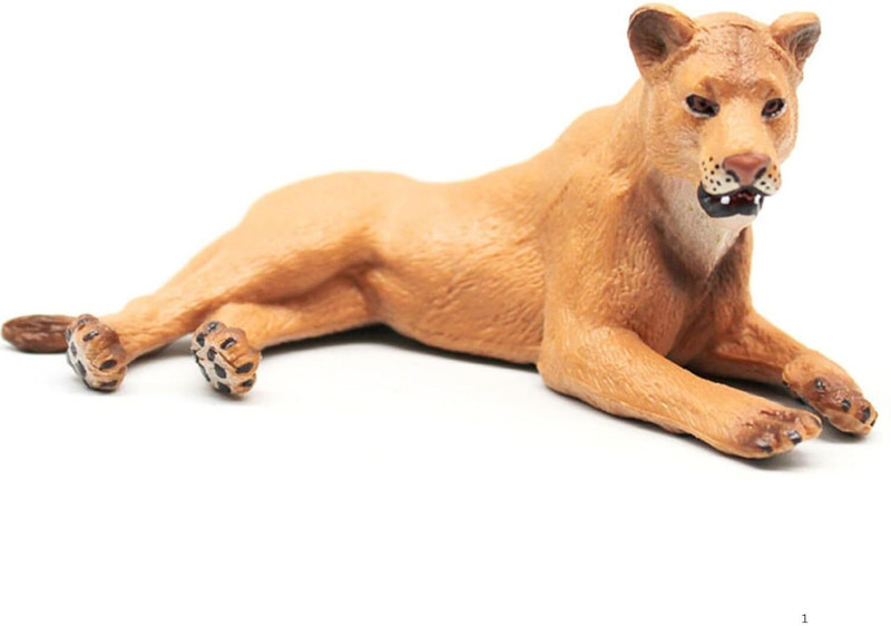 Mallexo Wildlife Realistic Lion Animal Action Figure Toy for Kids African Lions Toys(Brown)