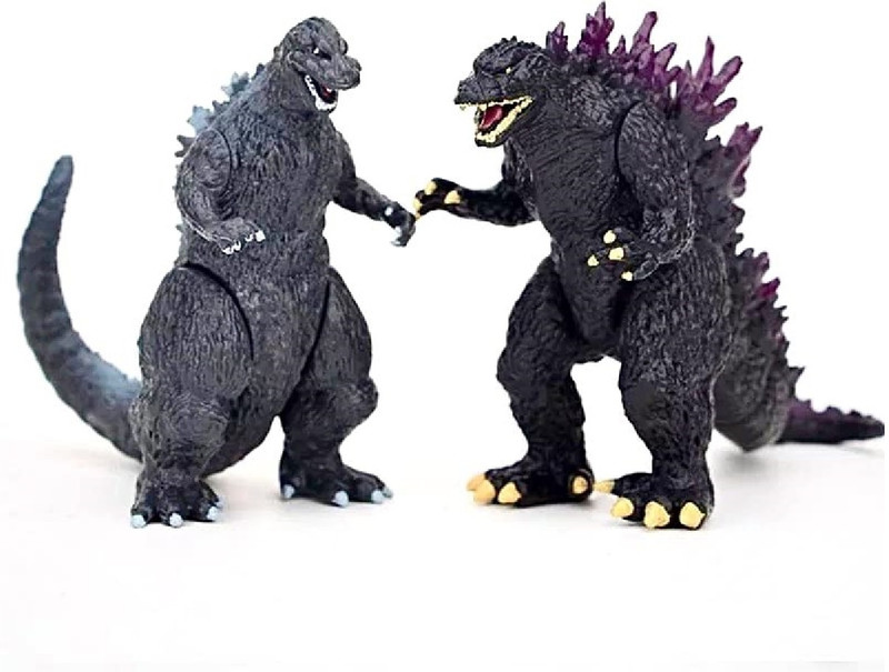 FOZZO-SK Godzilla SPACE Vs EARTH Combo Mini Figures 7 cm. King of Monsters Movie Models(Multicolor)