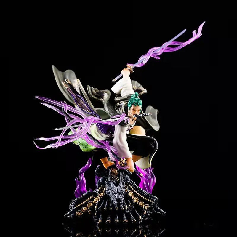 GT Gala Time Epic Zoro Action Figure One Piece Collectibles Premium Anime Collectibes(Multicolor)