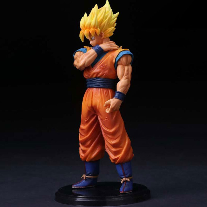 AG MOTO Dragon Ball Z Goku Action Figure In Action Form 20cm Anime Action Figures(Multicolor)