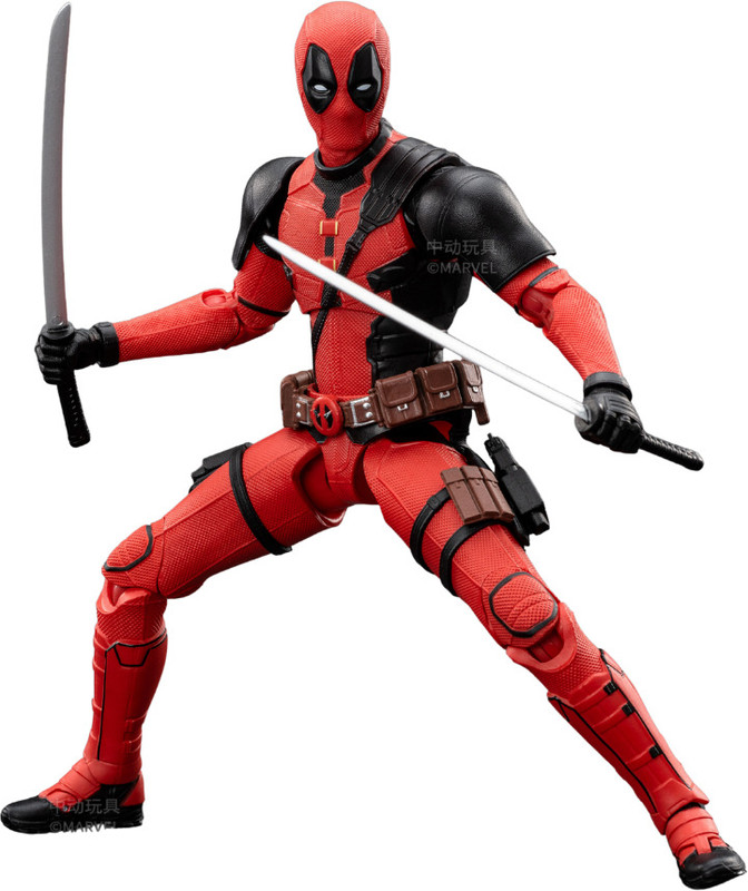 MARVEL Deadpool Action Figure with Accessories & Stand, Limited Edition Collectibles(Multicolor)