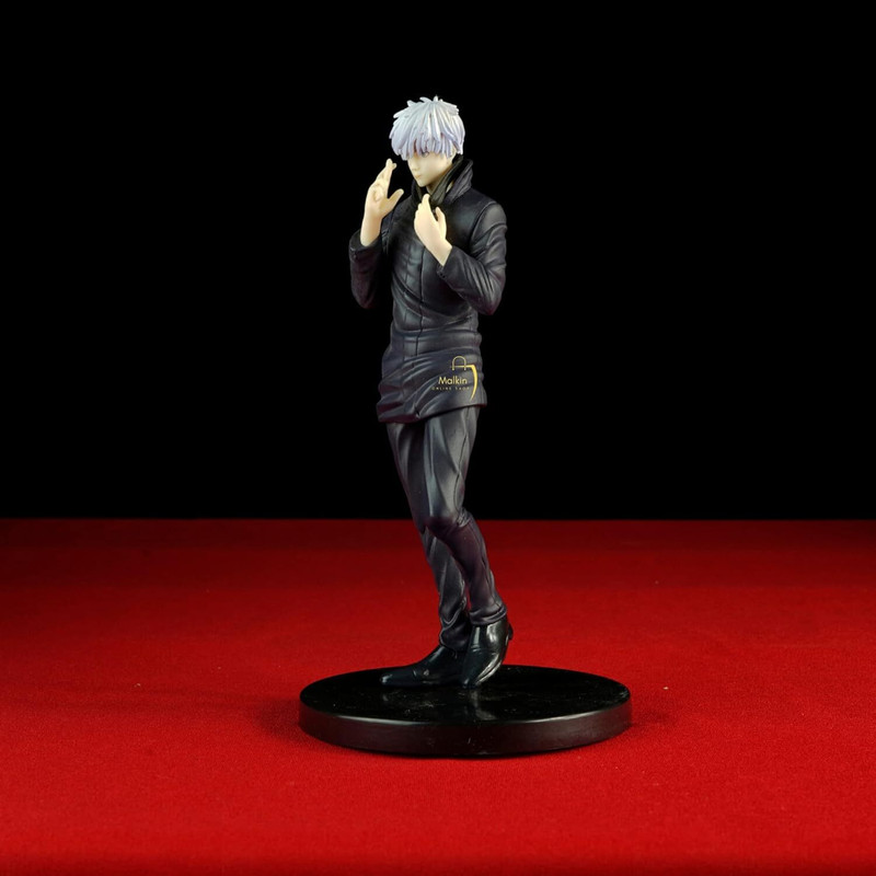 DULZIFY Jujutsu Kaisen Gojo Satoru Action Figure 20cm – Anime Collectible Figurine(Black)