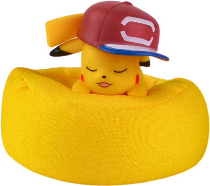 OFFO Pikachu Sleeping Action Figure For Home Decor and Office Desk(Multicolor)