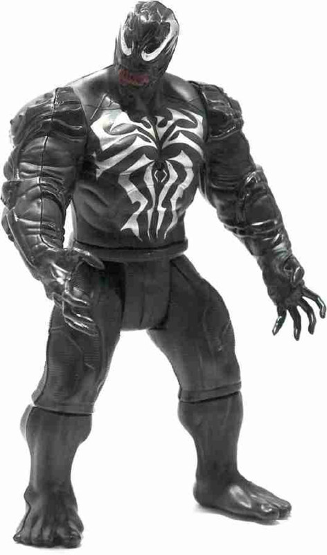 Zordik Venom Action Figure Toys with LED Light Best Avenger Toy for Kids(Black)