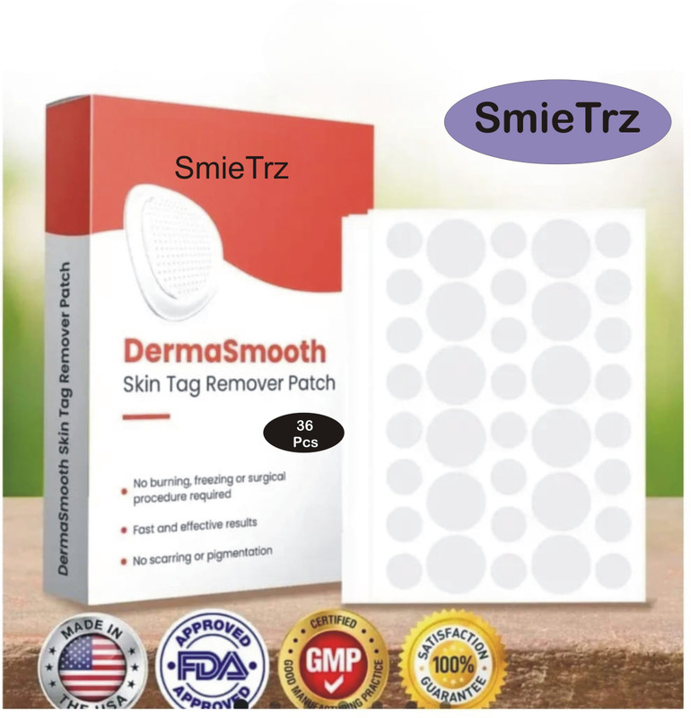 SmieTrz DermaSmooth Skin Tag Remover Patch Fl24 Adhesive Band Aid(Set of 1)