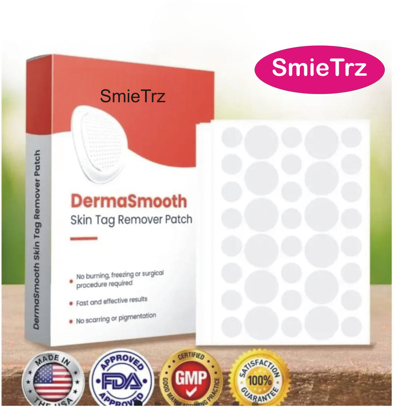 SmieTrz DermaSmooth Skin Tag Remover Patch Fl40 Adhesive Band Aid(Set of 36)
