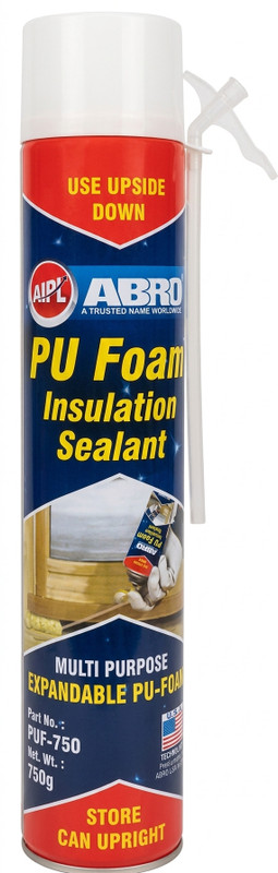 RAPD Global ABRO PU Foam Spray | AC Gap Filler | Rat Stop Crack Seal Foam Adhesive(750 ml)
