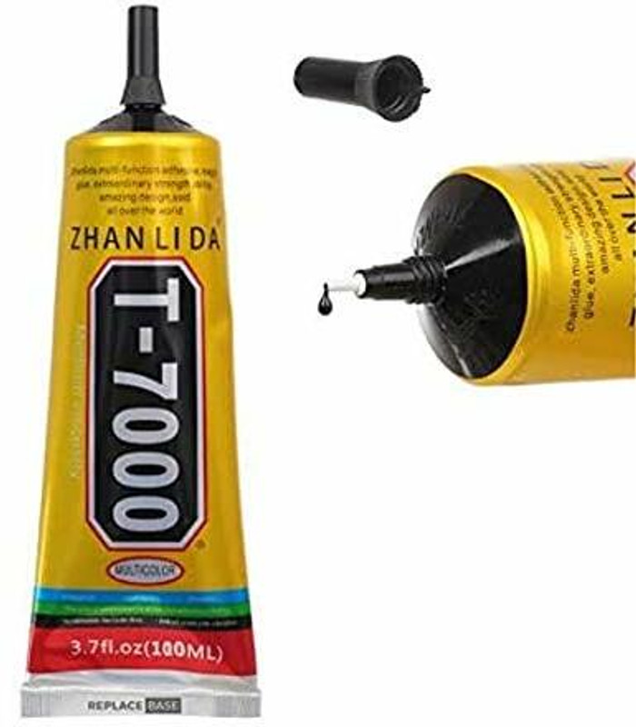 Aatifa Zhanlida T-7000 Black (50ml) pack of 1 Glue(1 ml)