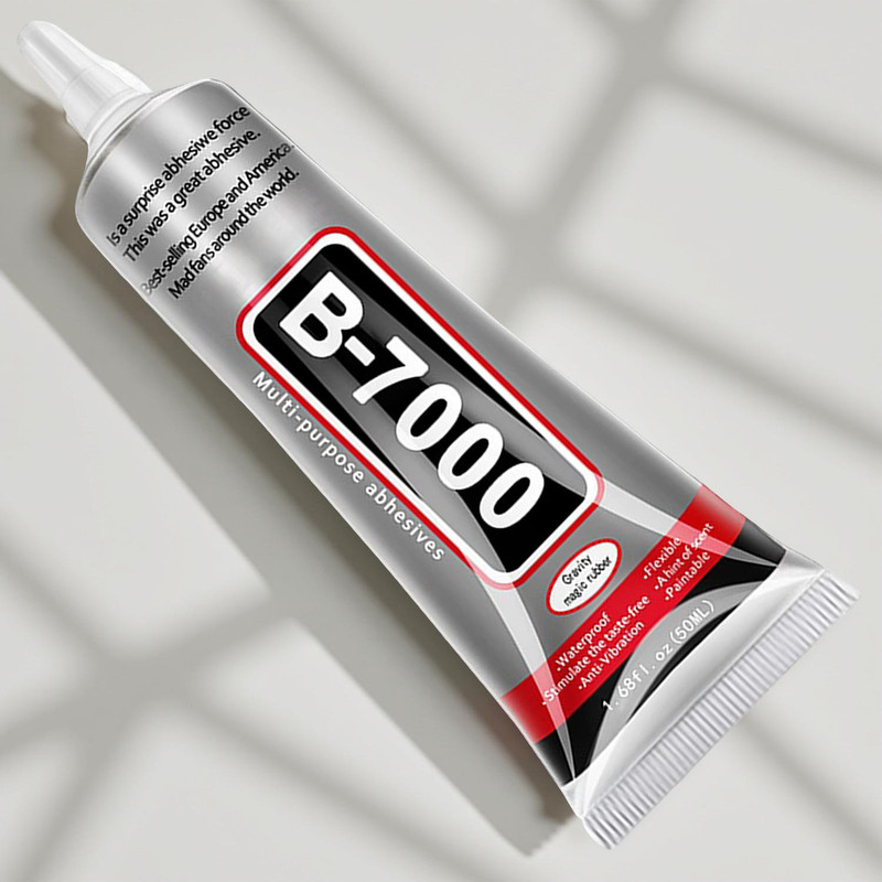PelBart B-7000 Clear Adhesive (50ML / 1.68 fl. oz) for Screen & Jewelry Repair Adhesive(50 ml)