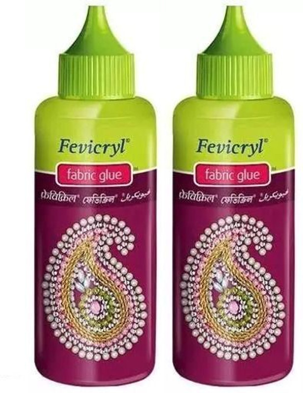 Fevicryl Pidilite-Fabric-glue(80gram-pack of 2) Adhesive(80 g)