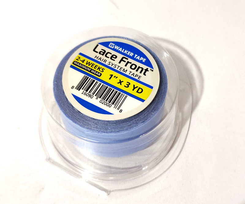 walker Waaker 1" x 3 yd Lace Front Side transparent Tape For lace Patch/Wig Adhesive(30 g)