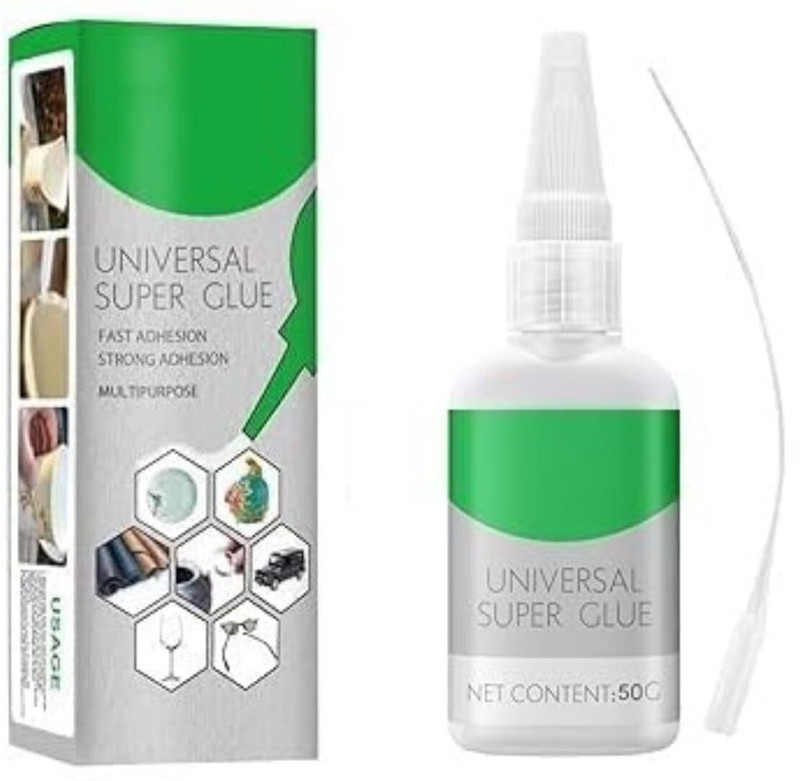 SAFERON Universal Super Strong Instant Glue Quick Dry Welding High Strength Adhesive Glue(50 ml)