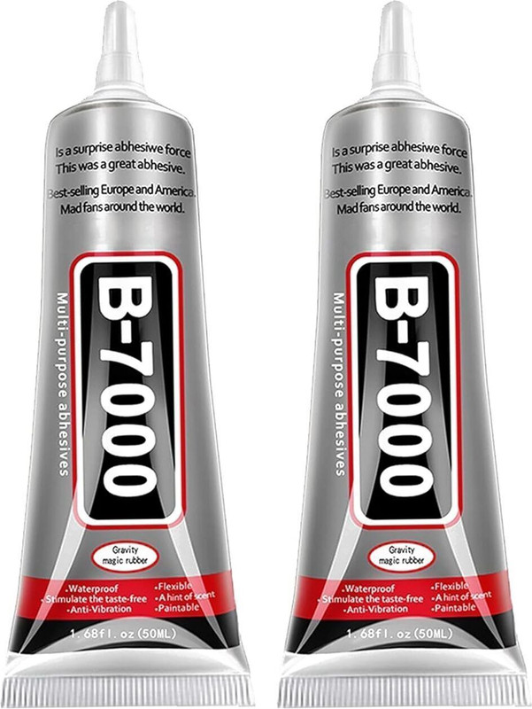 AAHISHAN B-7000 Multi-Purpose Adhesive Glue Pack Of 2 Glue(50 ml)