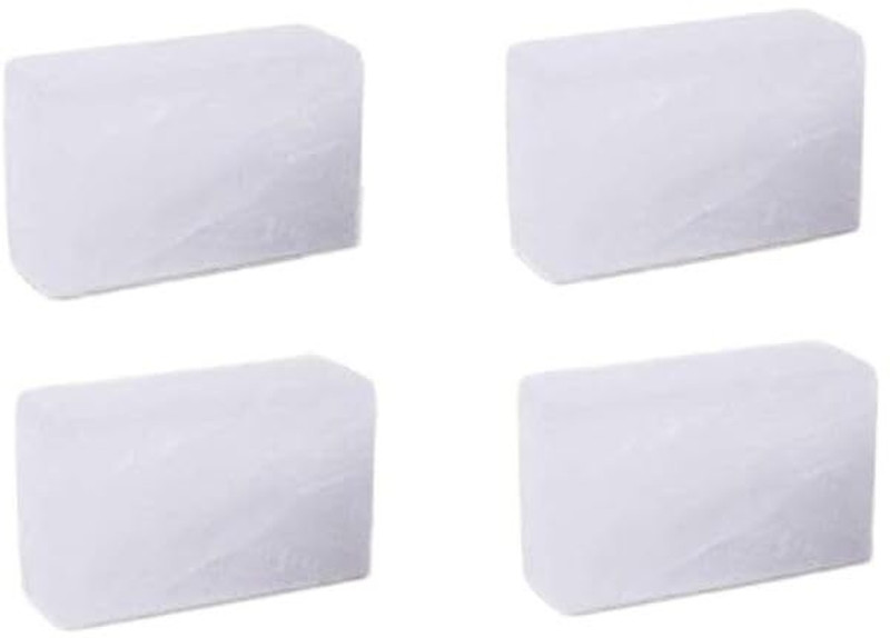 Zhunmun 4 Piece Alum Whole Piece Bar Each 100 Gm White Phitkari Blocks Natural 100g each(4 g)