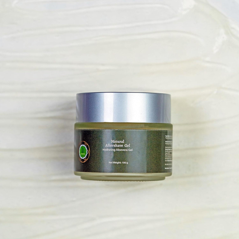 ANAHATA Natural Aftershave Aloe Gel | Hydrates & Soothes Post-Shave Skin Irritation |(100 g)