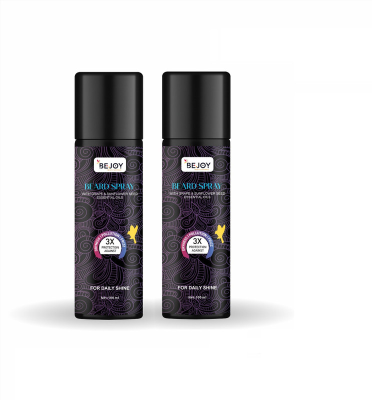 Bejoy BEARD SPRAY WITH GRAPE & SUNFLOWER SEED ESSENTIAL OILS Hair Spray (100 ml)(100 ml)