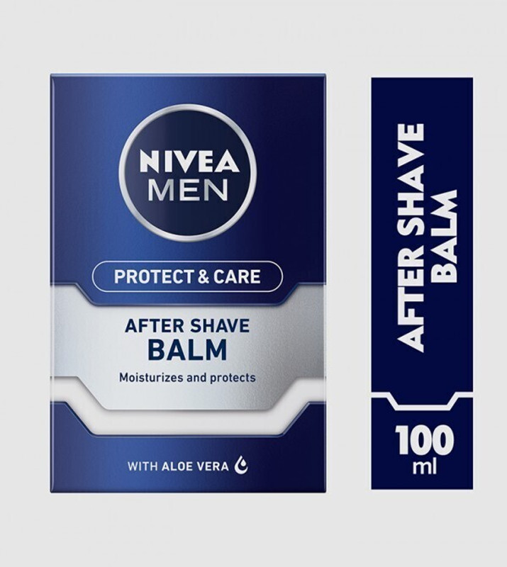 NIVEA MEN After Shave Balm Protect & Care Aloe Vera MADE IN GERMANY(100 ml)