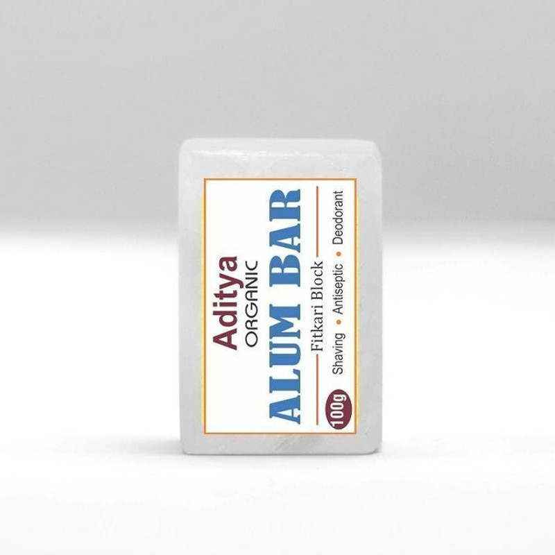 Aditya Organic SHAVING ALUM BAR (FITCARI) (100 gram)(100 g)