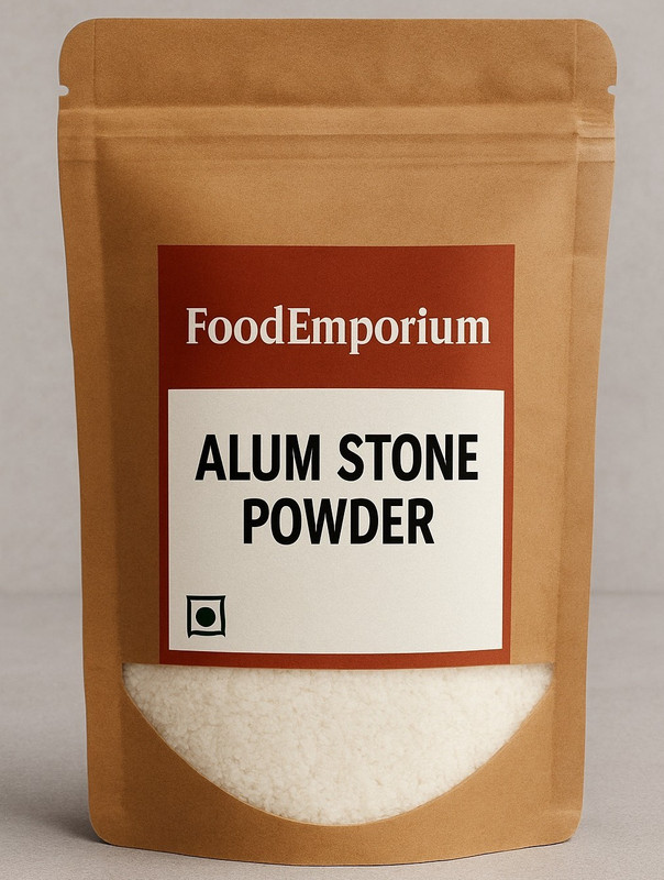 FoodEmporium Alum Powder, Alum Stone Powder, Fitkari Powder, Phitkari Powder, Sphatika Bhasma(350 g)