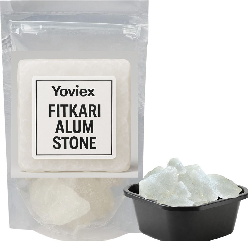 Yoviex Premium Fitkari Powder – Deodorant, Shaving, Skin Brightening – 300g(250 g)
