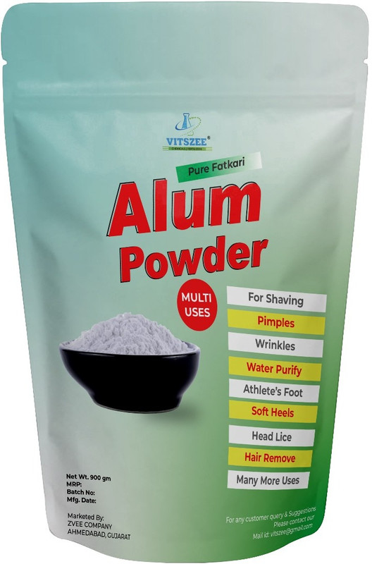 VITSZEECARE Alum Powder 900gm | Fatkari | for multipurpose uses(900 g)