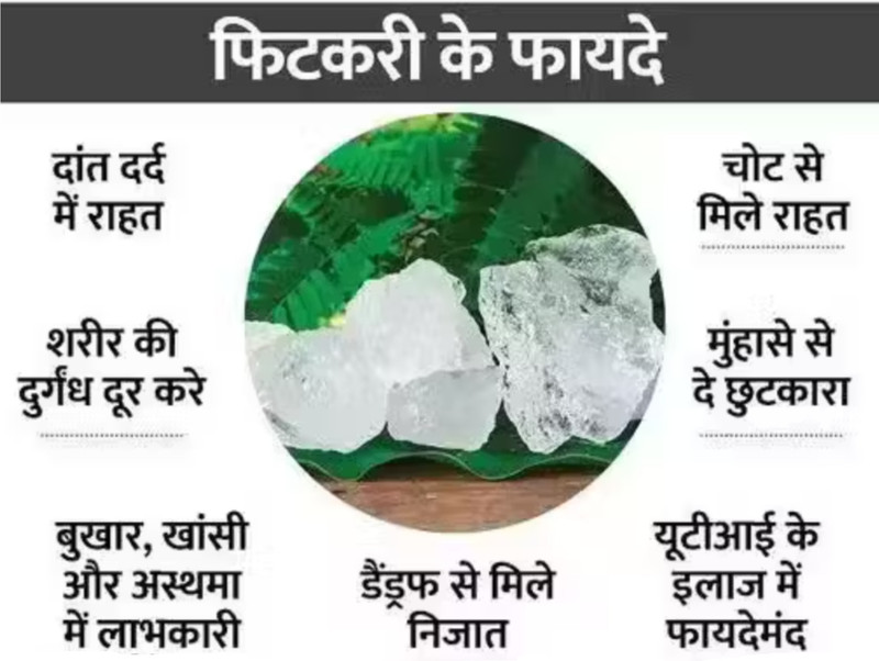 Zhunmun 100% Natural Fitkari Stone(250 g)