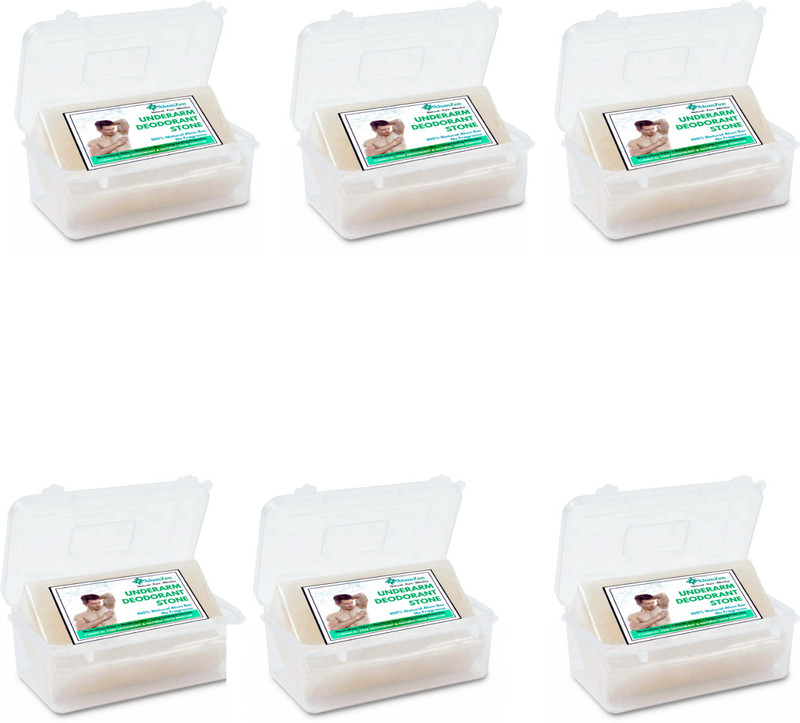 Alumzen UnderArm Deodorant Alum Block | Natural Fitkari | No Fragrance(100 g)