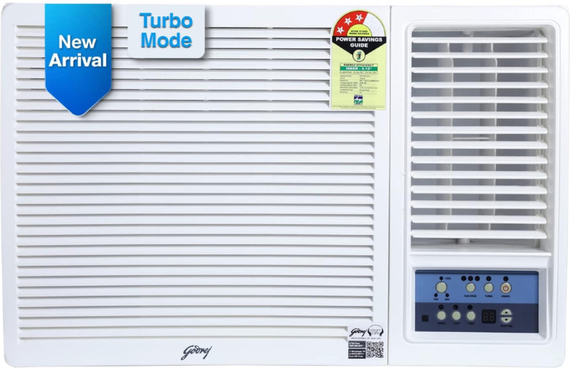 Godrej 2024 Model 1.5 Ton 3 Star Window AC - White(WFC 18UTC3-WWB, Copper Condenser)