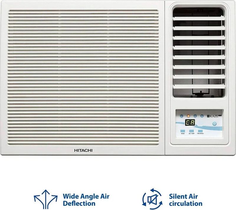 Hitachi 2026 Model 1.5 Ton 3 Star Window Fixed Speed AC(RAW318HIDO, White)