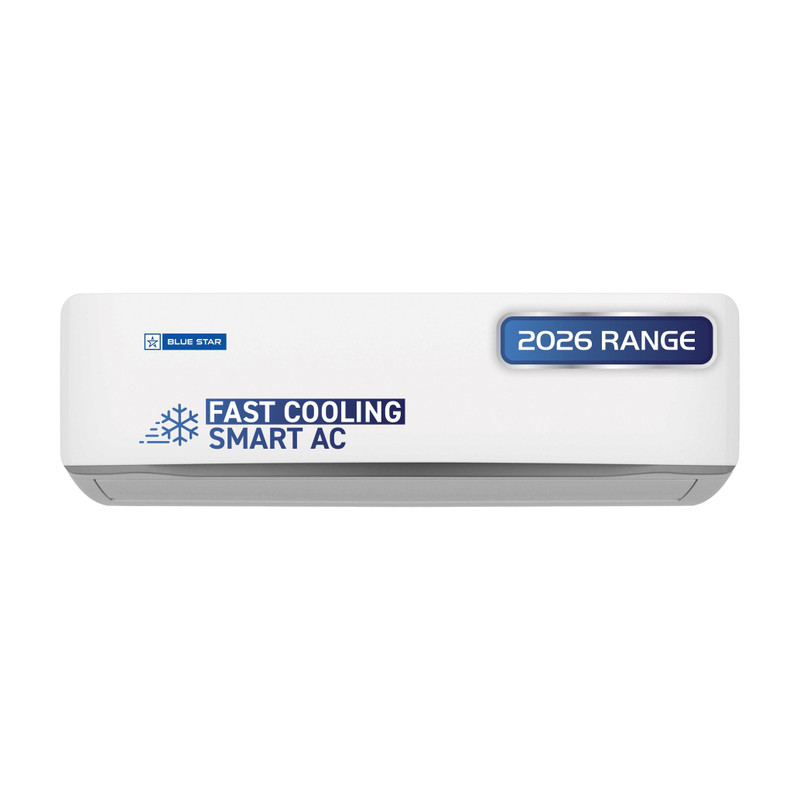 Blue Star 2026 Model 1 Ton 5 Star Split Inverter with Wi-fi AC(IA512ZXUS, White)