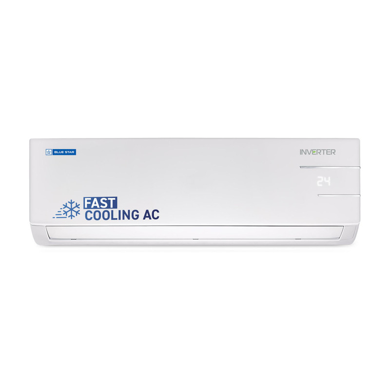 Blue Star 2025 Model 1 Ton 3 Star Split Inverter AC(IE312YNU, White)
