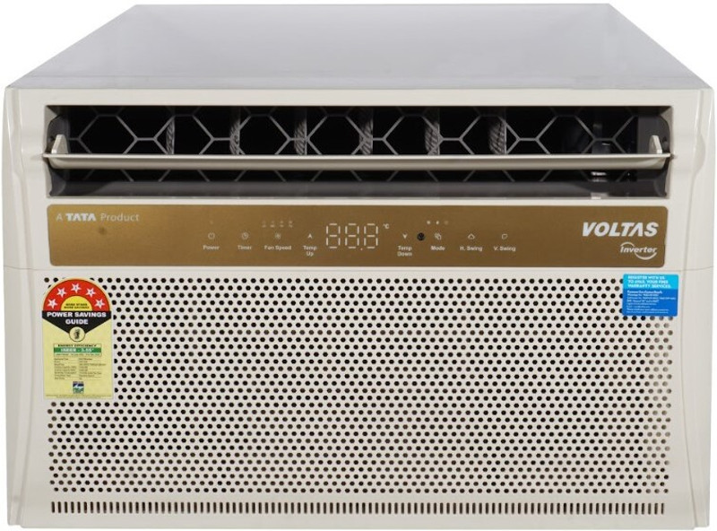 Voltas 1.5 Ton 5 Star Window Inverter AC - White, Gold(185V VERTIS TOPAZ(4011500), Copper Condenser)