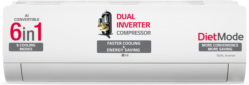 LG 1.5 Ton 3 Star DUAL Inverter Split AC