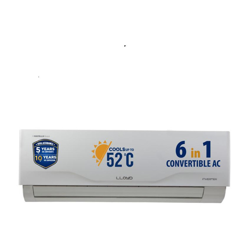 Lloyd 2026 Model 1.5 Ton 4 Star Split Inverter AC(GLS18I5KWFGR, White)