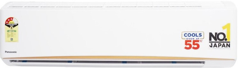 Panasonic 2025 Model 2 Ton 3 Star Split Fixed Speed AC(CS-KN24BKY/CU-KN24BKY, White, Gold)