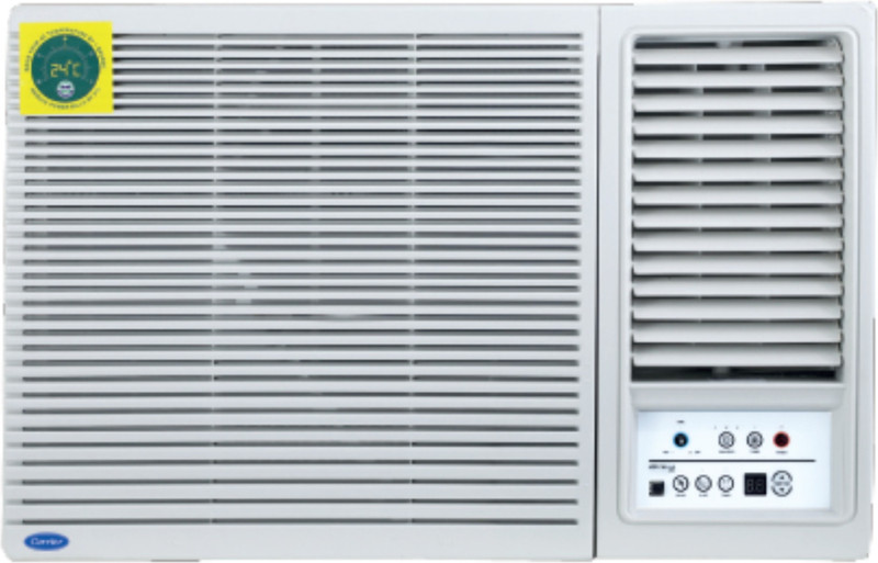 CARRIER 2024 Model 1.5 Ton 3 Star Window Fixed Speed AC(CAW18EC3R32F0, White)