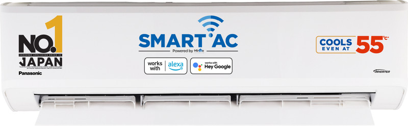 Panasonic 2025 Model 1.5 Ton 5 Star Split Inverter with Wi-fi AC(CS-NU18AKY5WX/CU-NU18AKY5WX, White)