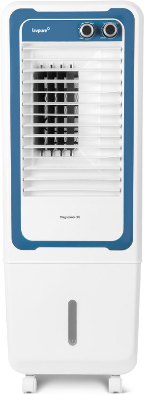 LIVPURE 36 L Tower Air Cooler(WHITE & BLUE, MAGNAKOOL-36L)