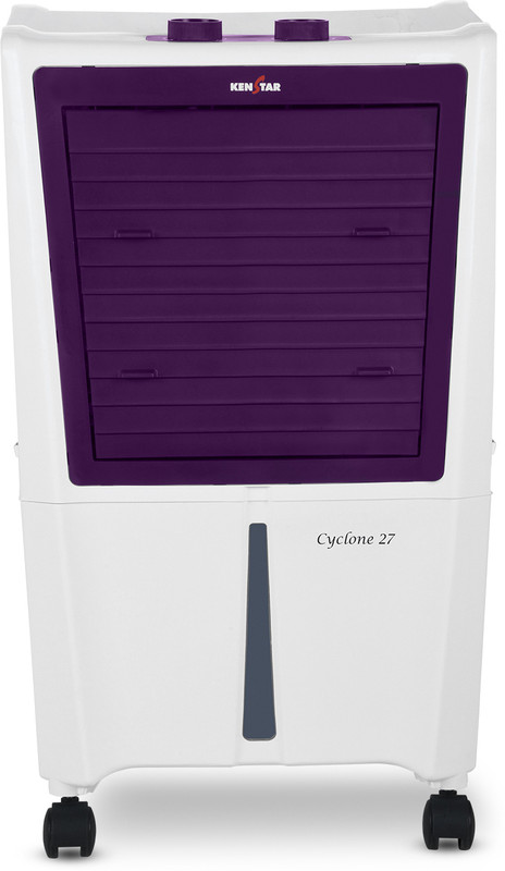 Kenstar 27 L Room/Personal Air Cooler 5 BEE Star Rated(White & Purple, CYCLONE HC 27)