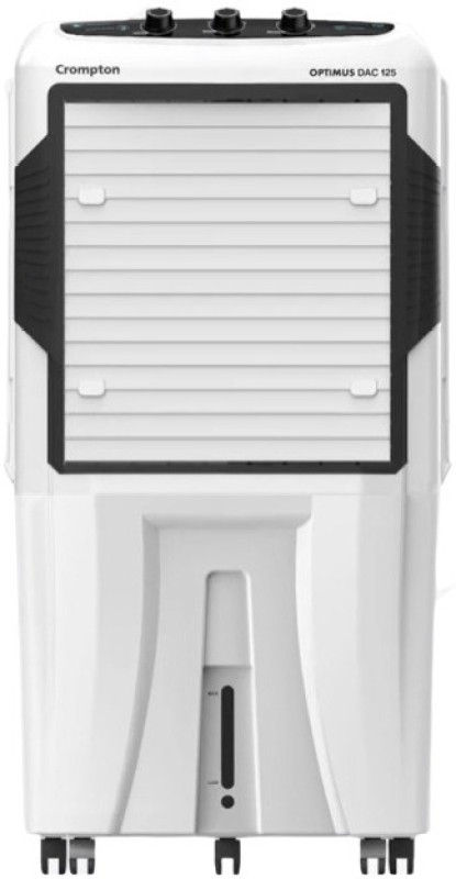 Crompton 125 L Desert Air Cooler  (White, Black, Optimus 125 L)
