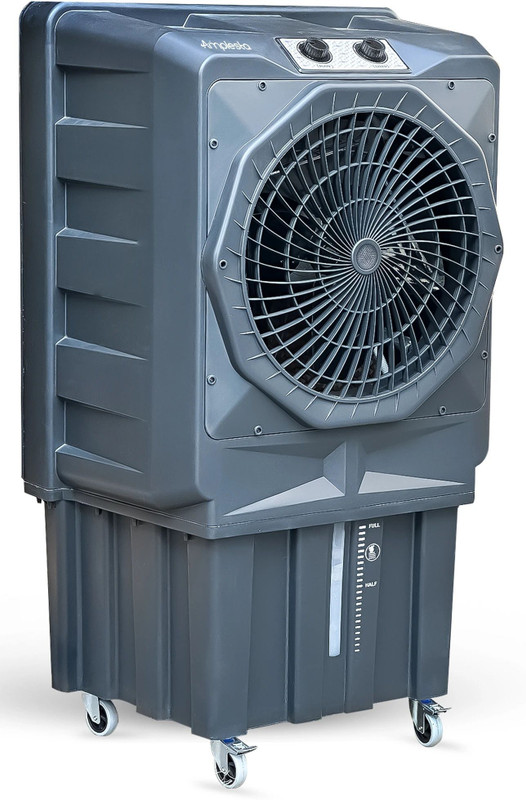 Amplesta 110 L Desert Air Cooler(Grey, Tejas 110L Grey, Powerful Air Throw, Inverter Compatible, 1350 RPM)