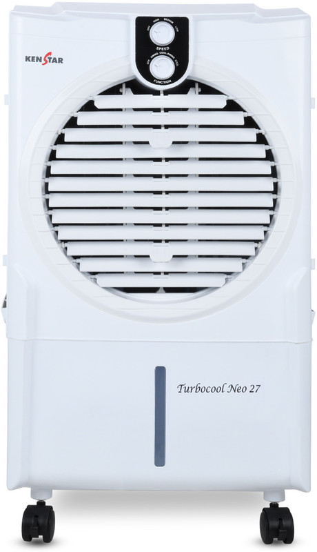 Kenstar 27 L Room/Personal Air Cooler(White & Black, TURBOCOOL NEO 27, KCLTCNWH027FMH-EGM)