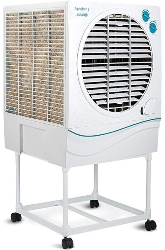 Symphony 51 L Desert Air Cooler(White, Jumbo_51 with Trolley)