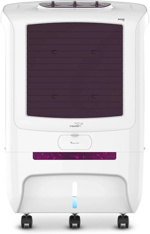 V-Guard 75 L Desert Air Cooler(White & Purple burry, ARIDO D75H-N)