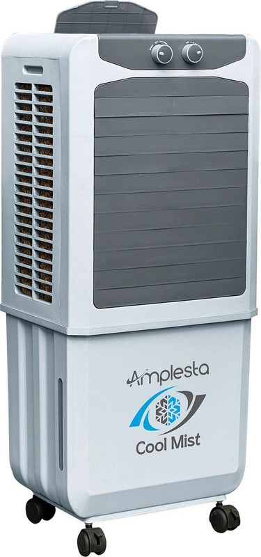 Amplesta 50 L Room/Personal Air Cooler(Grey, Coolmist 50L with 3 speed, 65mm Honeycomb)