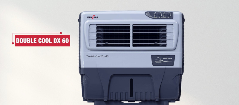 Kenstar 60 L Window Air Cooler(Grey, DOUBLE COOL DX 60)